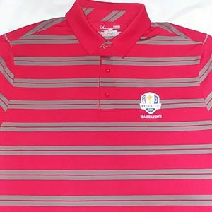 Under Armour Men's Polo Large Loose Red